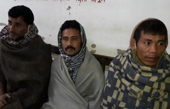 Kidnappers released 3 kidnapped men in exchange of Rs. 12 lakhs 